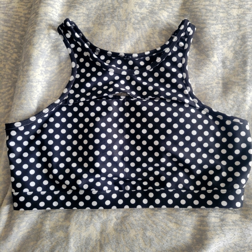 Peek a boo sports bra size s/m